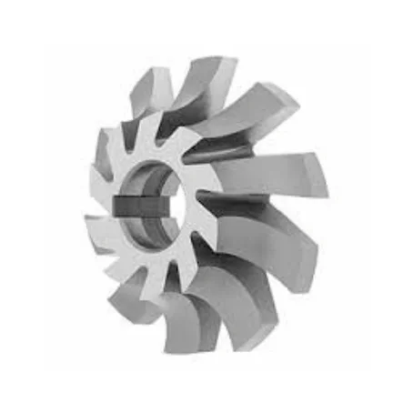 HSS corner rounding cutter for radiusing edges on machined components