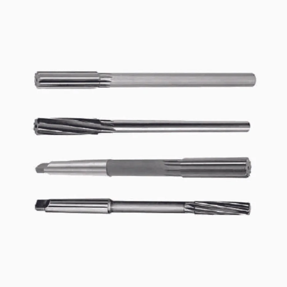 HSS chucking reamers in a range of diameters for finishing holes to size