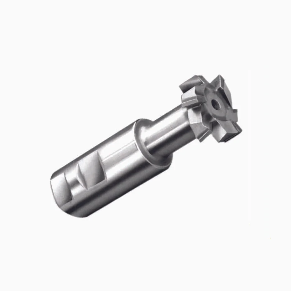 HSS T-slot milling cutter for machining T slots in machine tables